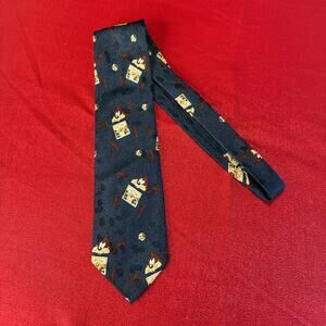 Vintage 90s Looney Tunes Mania Taz Necktie Tasmanian Devil Warner Bros
